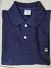 布克兄弟（BrooksBrothers）男士夏季新品金羊刺绣珠地网眼修身短袖Polo衫 4004-藏青色 L 实拍图