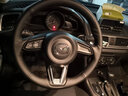 奥迈尔马自达真皮手缝方向盘套昂克赛拉阿特兹CX-5/CX-4马3马6汽车把套 黑皮蓝线 实拍图