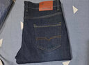 啄木鸟2025新款牛仔裤男春秋季休闲弹力男士厚款宽松直筒百搭长裤子男装 009黑灰加绒+009蓝灰加绒 32 实拍图