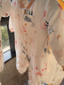 贝肽斯婴儿衣服春连体衣智能恒温纯棉宝宝冬哈衣新生儿连体衣 桃香花语-中开 66cm 实拍图