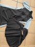梵迪拉泳衣女夏遮肚显瘦时尚游泳衣泡温泉连体泳装可拆卸裙12128黑色 XL 实拍图