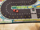 卡威（KIV）儿童地毯爬行垫城市交通场景地图合金玩具车游戏玩具毯停车场地垫 城市赛道玩具毯 晒单实拍图