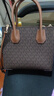 MICHAEL KORS【送包挂款】礼物轻奢MK女包MERCER手提斜挎风琴包中号香草白拼色 实拍图