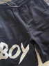 BOY LONDON【范丞丞同款】潮牌男女同款春夏涂鸦朋克运动短裤N13901 黑色 M 实拍图