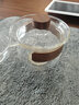 美斯尼 玻璃盖碗茶杯泡茶碗泡茶器防烫手抓壶功夫茶具 透明晨茗盖碗一碗二杯 实拍图