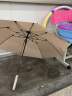 LADYMAX 雨伞 二折伞 晴雨伞 自动双人大号商务两用伞雨具 甜米白 实拍图