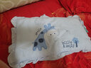 Bemobo婴儿定型枕幼儿园儿童夏季透气纯棉枕芯四季通用宝宝新生儿小枕头 浅蓝 -婴儿枕头 实拍图