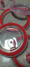 合兴利密封盖子硅胶保鲜盖微波炉冰箱用碗盖耐热厨房防串味加厚防漏圆形 5.25寸1个/适合内径11.8-12.2cm 实拍图