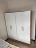 豪利邦衣柜现代简约出租房用经济型简易挂衣柜家用卧室木质收纳衣橱柜子 3门 180*120*50 带货到楼下 下单备注喜欢的颜色 实拍图