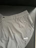 吉普（JEEP）冰丝休闲西裤男夏季宽松直筒速干运动长裤子男士免烫冰感西裤大码 杏色 2XL (140-160斤) 实拍图