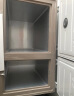 美的(Midea)202升小冰柜家用商用双门双温小型冷柜冷藏冷冻小冰箱BCD-202DKM(E) 实拍图