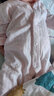 婧麒婴儿衣服夏季薄款新生宝宝提花连体衣纯棉空调服爬服夏装单件 小鲸鱼粉 59cm 实拍图