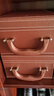 致绪红酒包装盒酒具葡萄酒礼盒皮箱子双支手提皮质装酒箱高档通用 棕色双支（带酒具） 实拍图
