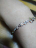 爱朵钻 pt950铂金手镯女时尚精品白金幸运星星手环礼物送老婆 星星相连 重7.0-7.2克+配送证书+免费刻字 实拍图