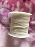 0.3mm缝纫机底线高弹力细圆形小松紧绳圆弹性带弹力橡筋皮筋线 本白色 实拍图
