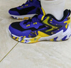 361°童鞋儿童运动鞋四季青少年实战训练耐磨旋钮扣篮球鞋 紫41 实拍图