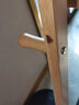 L&S 衣架落地实木卧室挂衣架衣帽架子简约现代带挂钩鞋架置物架MJ16 【榉木款】原木色 100厘米 实拍图