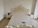 尊范（ZUF）欧式双人床现代简约皮床轻奢床卧室家具1.8米公主床主卧大床 单床（现货闪发） 1500*2000框架结构 实拍图