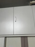 爱顺家顶柜顶箱柜衣柜加高柜阳台衣服储物柜收纳柜被橱被柜定制定做 暖白色 长80深50高40 两门 实拍图