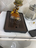 瓷牌茗茶具 龙年自动茶具整套家用懒人防烫功夫泡茶器办公室高档送礼茶具 透明龙啸九天+观山杯+茶盘 8件 实拍图