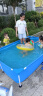 Bestway支架游泳池成人儿童家用大型戏水池孩子室外养鱼池 221*150*43cm(无过滤泵)+豪礼 实拍图