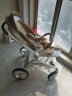 优乐博（ULOP）双向婴儿推车可坐可躺婴儿车轻便折叠新生儿宝宝高景观儿童手推车 豪华4防皮质顶篷婴儿车-曼茶罗 实拍图