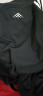 亚当彼得品牌纯棉运动套装男春秋特大号胖子加肥加大休闲运动两件套肥佬 黑色 4XL 实拍图