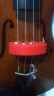 青歌 乐器D31小提琴消音器 弱音器 消弱器 减音器 静音器 消音器 小提琴弱音器-标准款红色 实拍图