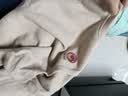 米娅琳 产后哺乳衣外出服春秋季长袖上衣喂奶衣宽松大码秋装哺乳期卫衣 卡其色（春秋款） XL（适合120-140斤） 实拍图