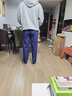 必迈新款跑步速干裤运动长裤直筒冰薄修身轻薄腰包运动户外训练裤 星河蓝【男】 3XL 实拍图