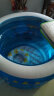 诺澳 加高加厚婴儿游泳池 幼儿童充气海洋球戏水池 新生儿游泳桶 100*80cm白色圆形【基本套餐】 实拍图