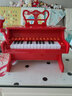 BAOLI宝丽儿童钢琴玩具电子琴麦克风音乐益智玩具3一6岁男女孩新年礼物 立式古典钢琴【红色】礼盒款 实拍图