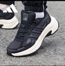 阿迪达斯 （adidas）男女运动鞋轻便耐磨休闲老爹鞋透气缓震跑步鞋  黑 39  实拍图