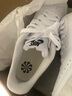 耐克（NIKE）男鞋 2025新款秋冬COURT VISION休闲鞋低帮运动鞋透气板鞋子男 白色黑勾-100/TERRA MANTA 39 实拍图