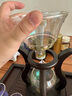 玻璃自动茶具套装家用懒人全自动磁吸泡茶器现代简约创意日式功夫茶具 邀月(焕彩)-六焕彩把杯+小平板胡桃 实拍图