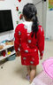 迪士尼（DISNEY）儿童女童套装裙子加厚毛衣衫红色拜年服23冬DB331TE16大红150 实拍图
