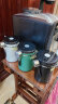 乐意猫（LOOYCAT）不锈钢咖啡豆密封罐 单向排气阀储存罐 茶叶坚果奶粉食品保鲜罐 象牙白（含量豆勺）1800ml 实拍图