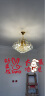 伦西亚（LUNXIYA）水晶吊灯现代简约餐厅灯简欧式led金色奢华大气卧室书房中山灯具 8898-直径45CM 晒单实拍图