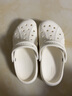CROCS卡骆驰贝雅云彩女士洞洞鞋户外休闲鞋|208186 白色-100(含智必星) 35 (220mm) 实拍图