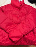 马克印象2025秋冬新款羽绒服女短款立领休闲百搭90白鸭绒小个子时尚外套女 DH106  红色 M （100-120斤） 实拍图