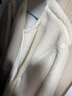 无印良品（MUJI）女式  长毛抓绒 夹克 短款外套女  简约风 BB2NSA3A 象牙色 M(160/84A) 实拍图