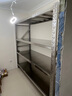 句芒匠心加厚不锈钢货架置物架重型商用工业货架仓储仓库冷库货架储物架 304不锈钢-四层-载重2000kg 长1200宽400高2000mm四层 实拍图