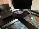众豪（ZHONGHAO）电脑桌转角电竞游戏桌台式办公书桌家用L型学习桌写字桌子拐角桌 【单桌不含架】碳纤维黑 140*120 晒单实拍图