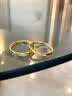 中国黄金（CHINA GOLD）黄金戒指男女足金莫比乌斯托帕石情侣对戒情人节生日礼物送男女友 【只为你闪亮】莫比乌斯【女戒】约1.5g+品牌礼盒 实拍图