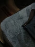 华能麒新款冬季汽车坐垫毛绒加厚短毛绒三件套羊毛单片靠背加厚保暖座垫 全车五件套（格调灰带前座靠背） 实拍图