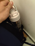 乐扣乐扣（LOCK&LOCK）人鱼线塑料水杯运动水杯夏天便携水壶带刻度提手男女水杯子 白色透明700ml 实拍图