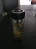 恩尔美（nRMEi）双层玻璃杯男士茶水分离泡茶杯便携商务办公室隔热玻璃水杯子 黑色400ML【礼盒装+智能显温】 实拍图
