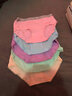 浪莎（LangSha）女士三角内裤弹力棉纯棉裆部透气中腰糖果色少女学生短裤头 中腰款礼盒（2056-1） 5条 M (160) (建议腰围1.8-2尺码) 实拍图