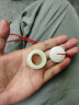 臻禄和田玉扳指新疆天然白玉籽料羊脂玉男款弧边玉扳指男士大拇指白玉戒指 内经23mm 实拍图