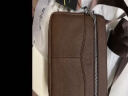 牛船长皮具BULLCAPTAIN中青年男士单肩斜挎包 头层牛皮休闲跨肩收银生意包 深棕色 实拍图